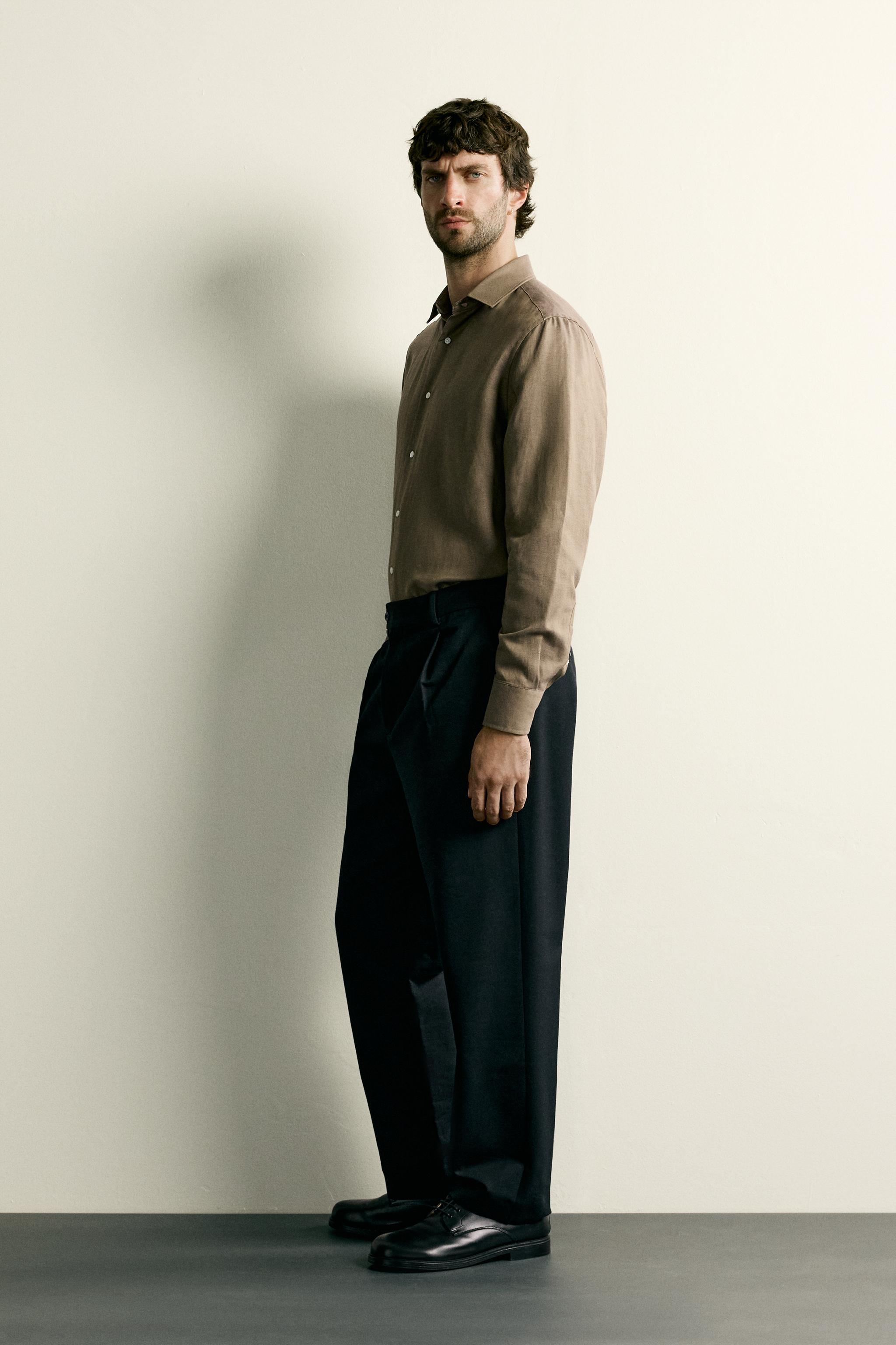 LINEN - LYOCELL REGULAR FIT SHIRT